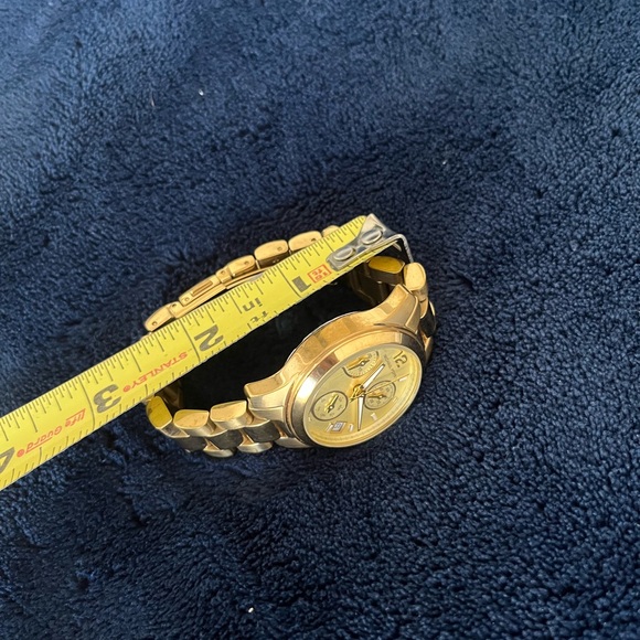 Michael Kors Gold Chronograph Watch with Stainless Steel Bracelet - Picture 8 of 9